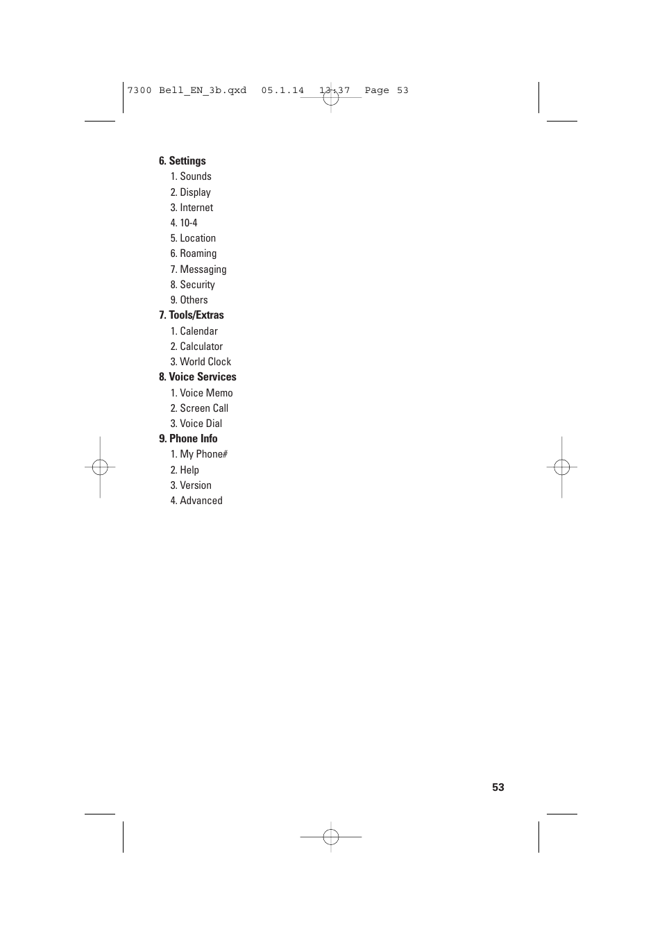 Sanyo SCP-7300 User Manual | Page 61 / 161