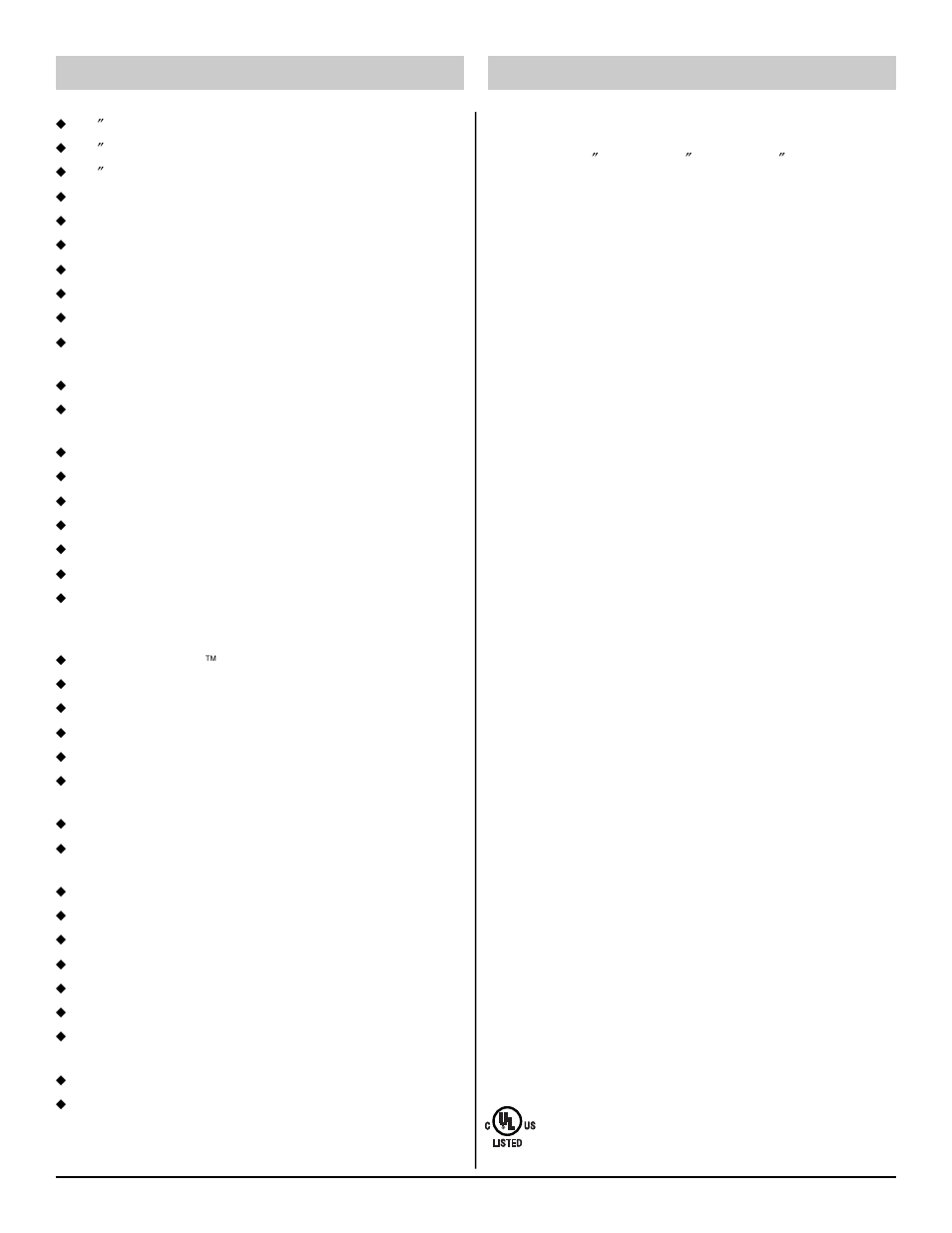 Features specifications | Sanyo HT27744 User Manual | Page 4 / 72