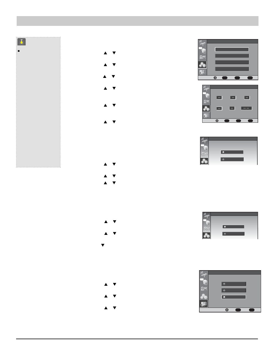 Menu réglage, Conseils, Réglage manuel de l’horloge | Sortie audio numérique, Haut-parleurs du téléviseur, Besoin d’aide | Sanyo HT27744 User Manual | Page 66 / 72