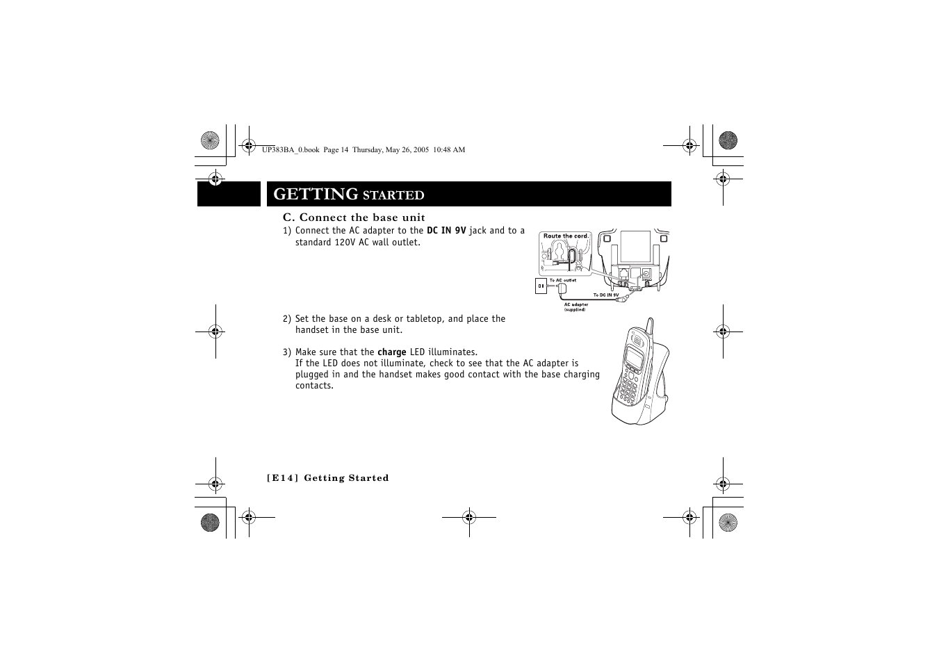 Getting | Sanyo CLT-E32 User Manual | Page 16 / 88