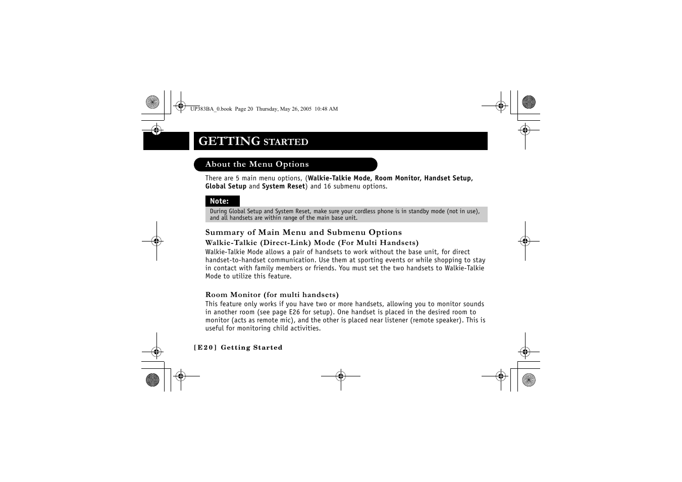 Getting | Sanyo CLT-E32 User Manual | Page 22 / 88