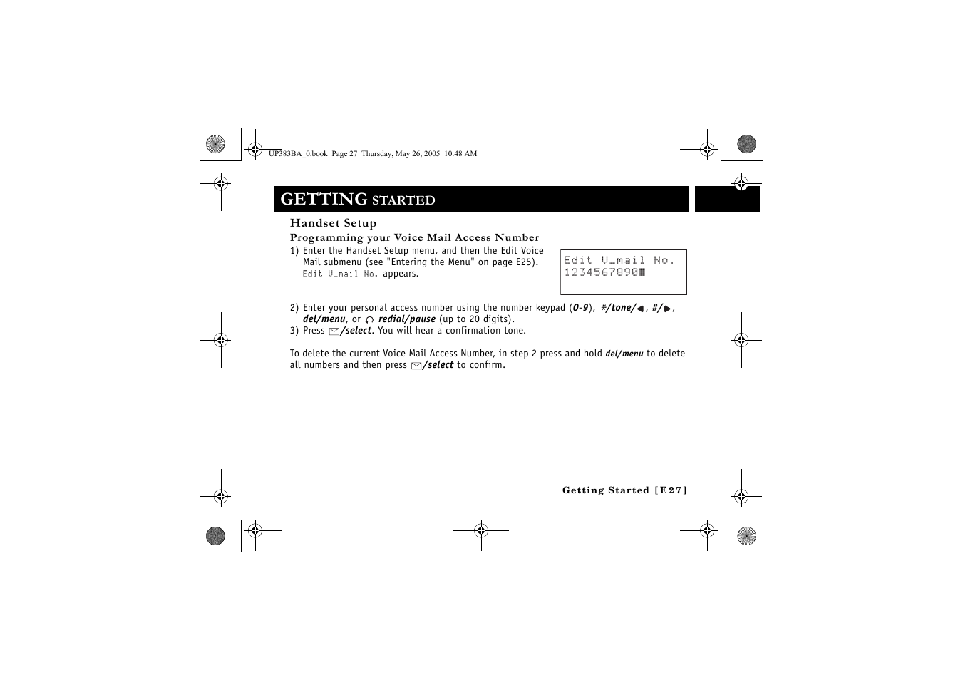 Getting | Sanyo CLT-E32 User Manual | Page 29 / 88