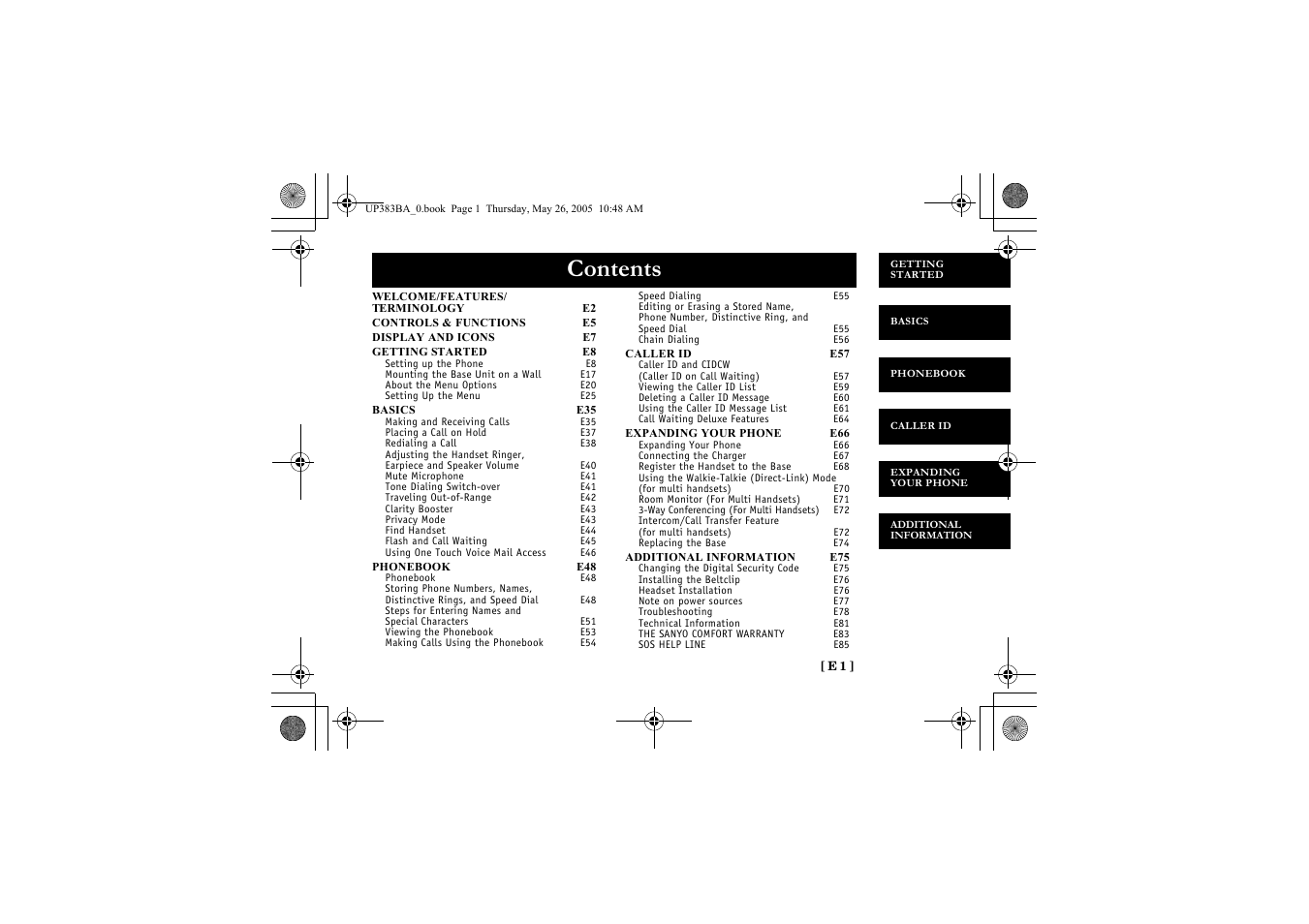 Sanyo CLT-E32 User Manual | Page 3 / 88