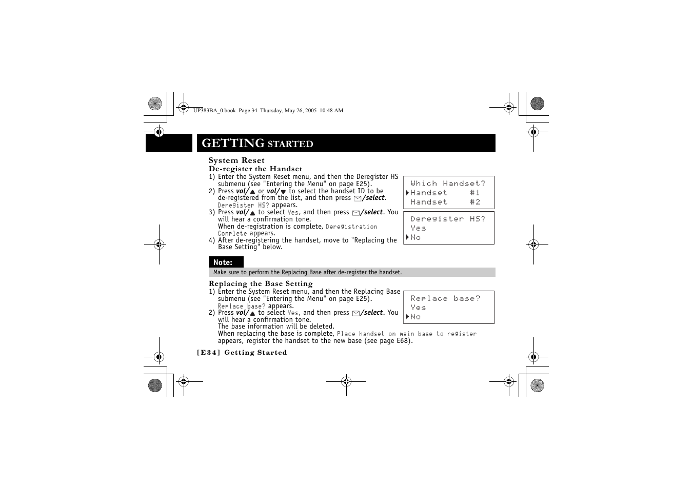 Getting | Sanyo CLT-E32 User Manual | Page 36 / 88