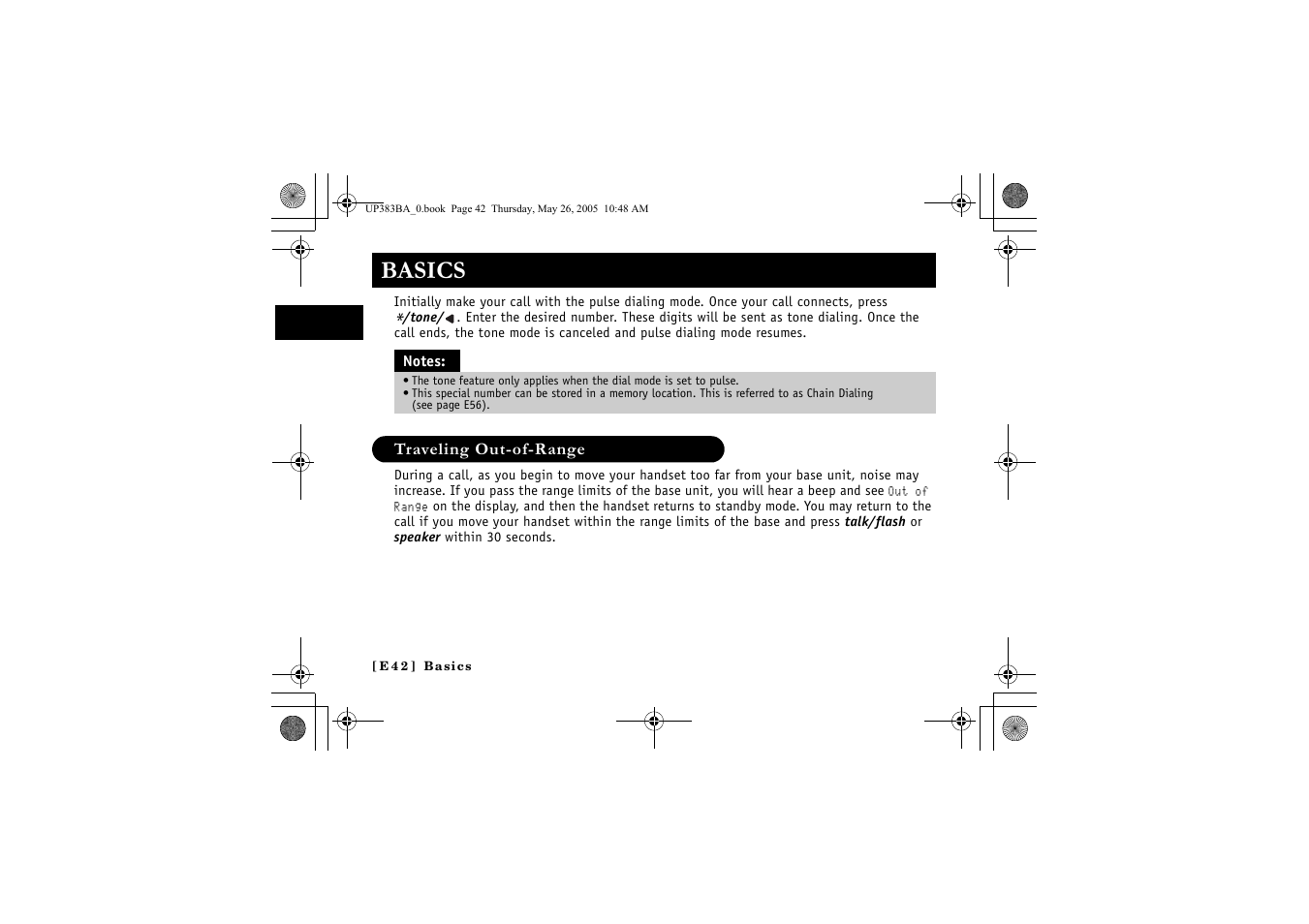 Basics | Sanyo CLT-E32 User Manual | Page 44 / 88