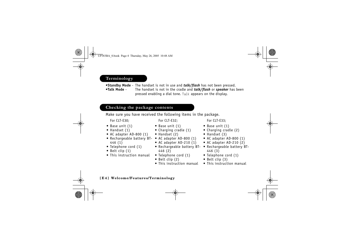 Sanyo CLT-E32 User Manual | Page 6 / 88