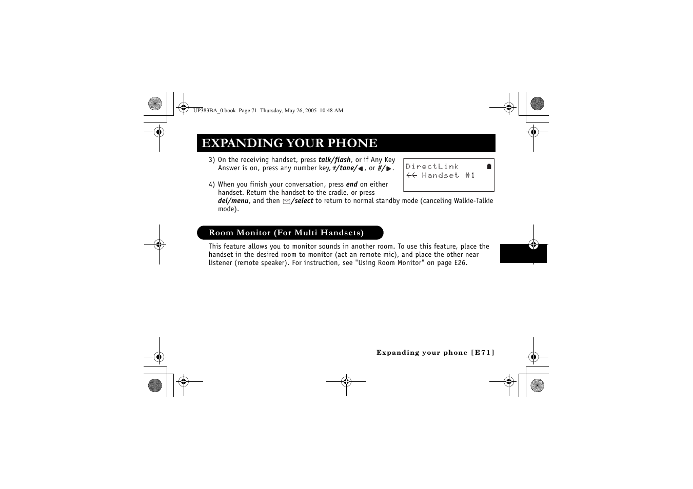 Expanding your phone | Sanyo CLT-E32 User Manual | Page 73 / 88
