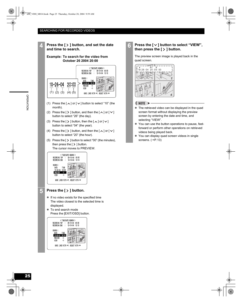 Sanyo DSR-M814 User Manual | Page 26 / 73