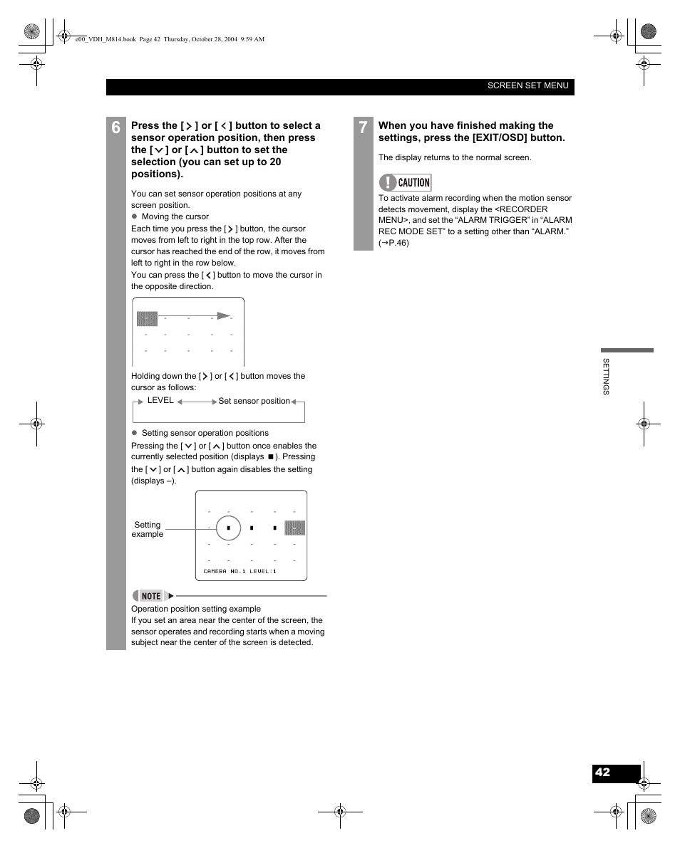 Sanyo DSR-M814 User Manual | Page 43 / 73