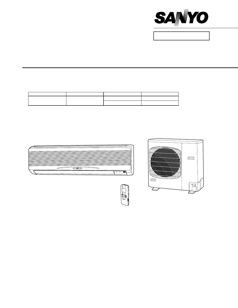 Sanyo CL2462R User Manual | 58 pages