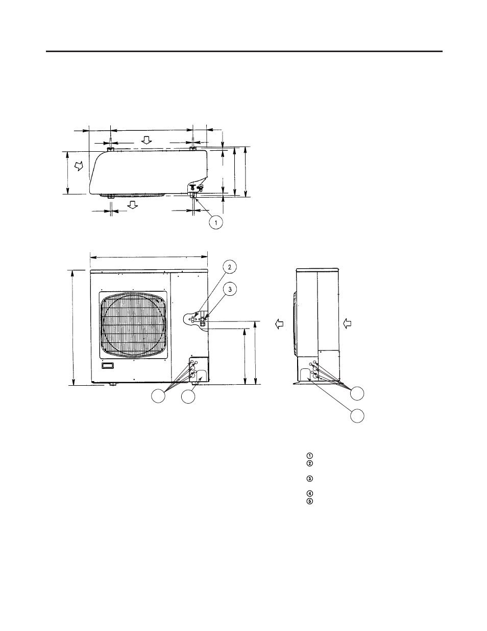 Dimensional data | Sanyo CL2462R User Manual | Page 14 / 58