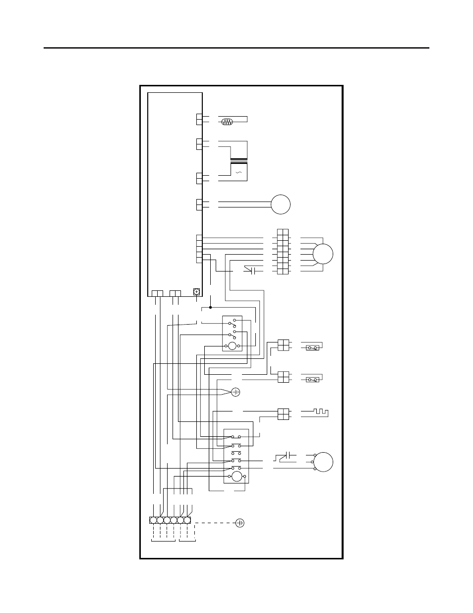Electric wiring diagram, Electrical wiring diagrams, Outdoor unit cl2462r | Cm hgbv, Controller (cr-cl2432) | Sanyo CL2462R User Manual | Page 33 / 58