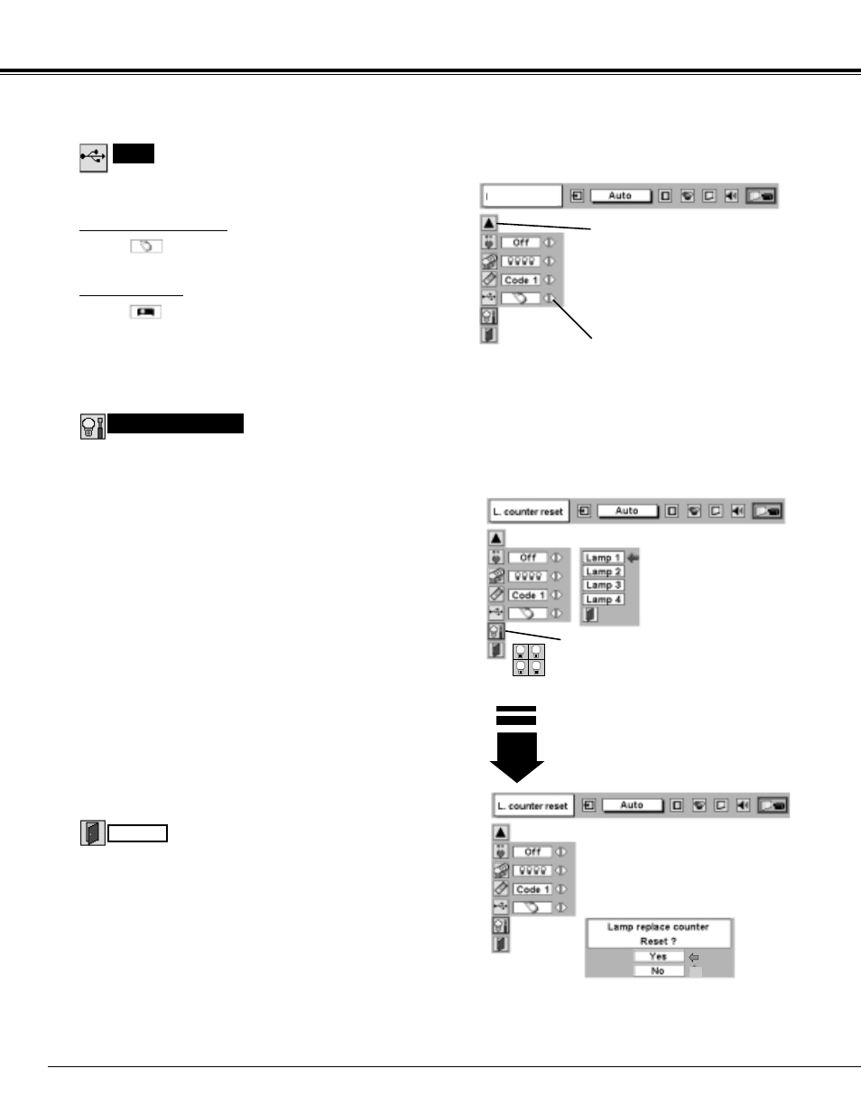 Setting | Sanyo PLC-XF45 User Manual | Page 42 / 56