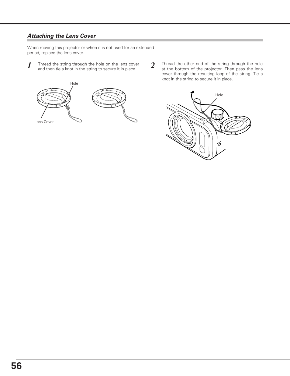 Sanyo PLC-SU60 User Manual | Page 56 / 60