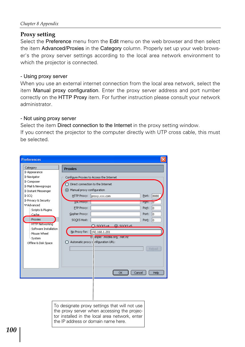 Sanyo PJ-Net Organizer Plus POA-PN02 User Manual | Page 100 / 114