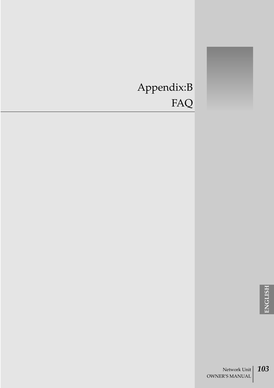 Appendix:b faq | Sanyo PJ-Net Organizer Plus POA-PN02 User Manual | Page 103 / 114