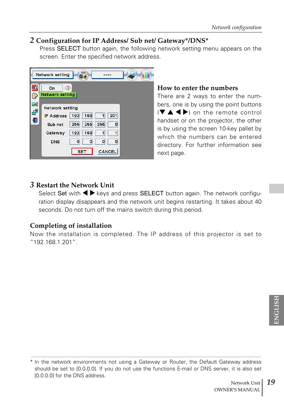 Sanyo PJ-Net Organizer Plus POA-PN02 User Manual | Page 19 / 114