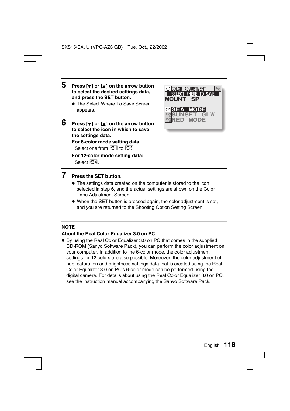 Sanyo VPC-AZ3 User Manual | Page 121 / 207