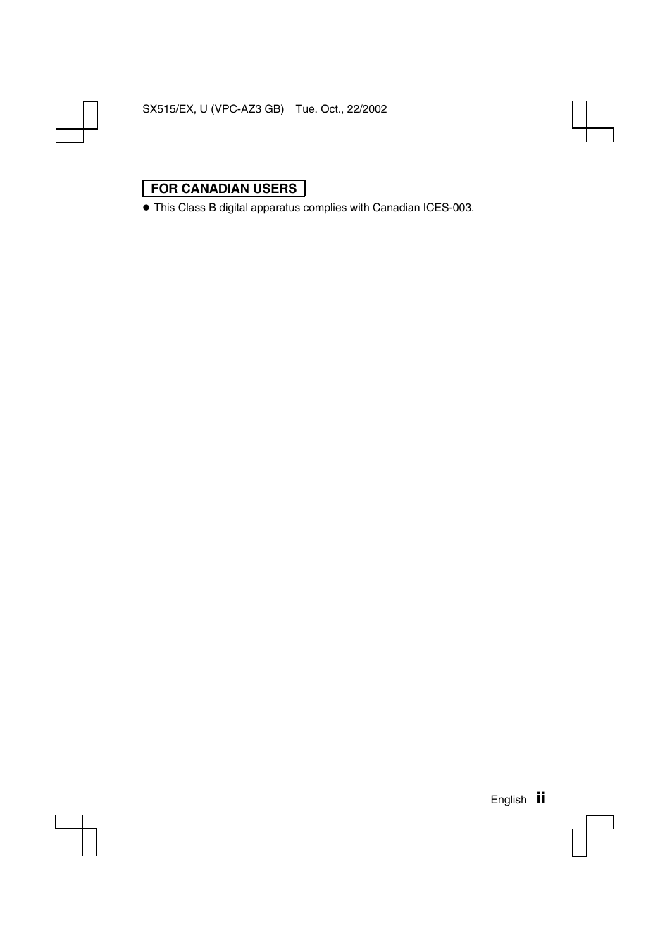 Sanyo VPC-AZ3 User Manual | Page 3 / 207
