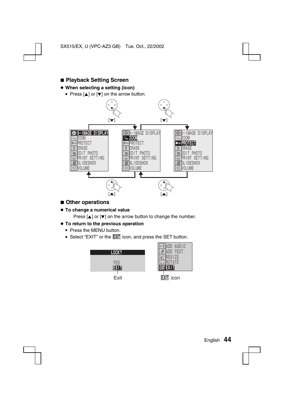 Sanyo VPC-AZ3 User Manual | Page 47 / 207