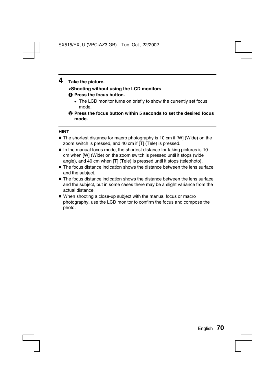 Sanyo VPC-AZ3 User Manual | Page 73 / 207