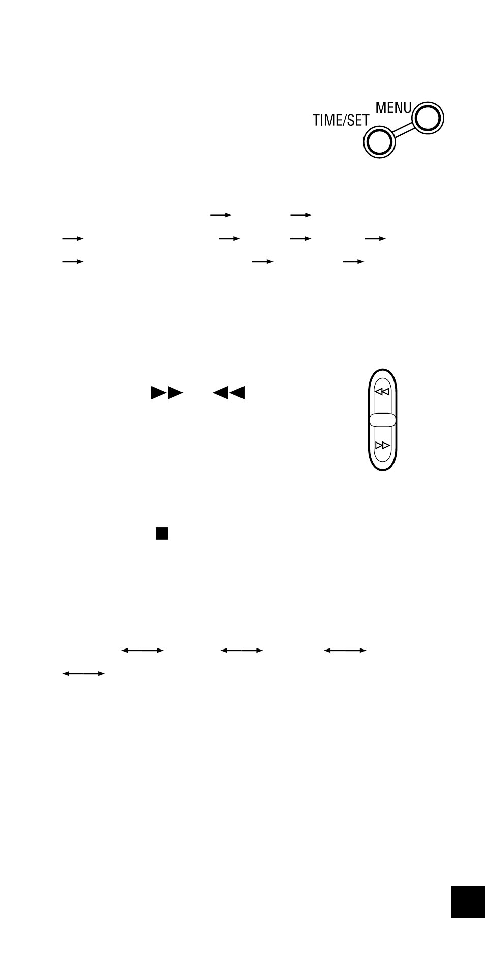 Selecting the menu mode | Sanyo ICR-B35 User Manual | Page 9 / 32