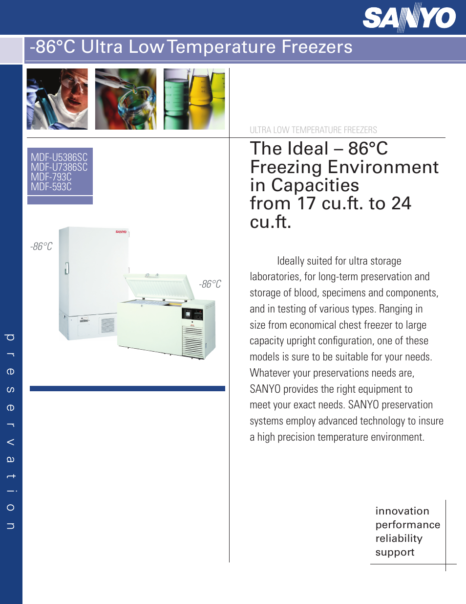 Sanyo MDF-793C User Manual | 4 pages