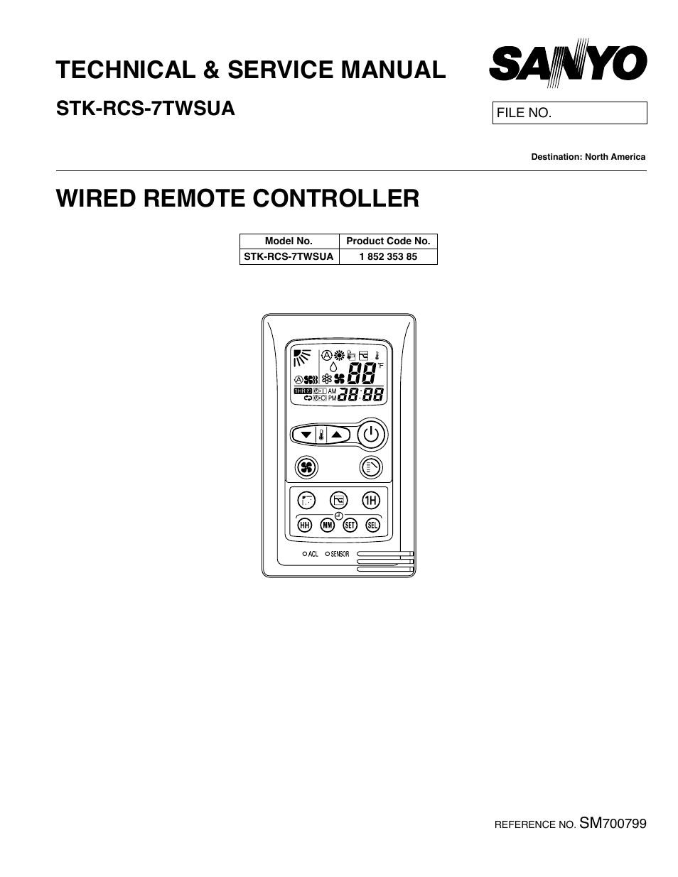 Sanyo STK-RCS-7TWSUA User Manual | 29 pages