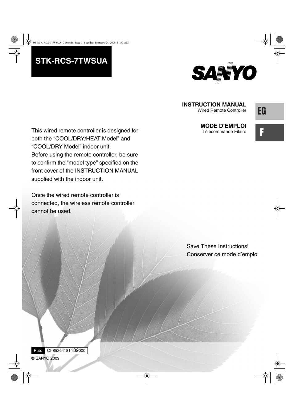Stk-rcs-7twsua cover.pdf, Stk-rcs-7twsua | Sanyo STK-RCS-7TWSUA User Manual | Page 10 / 29