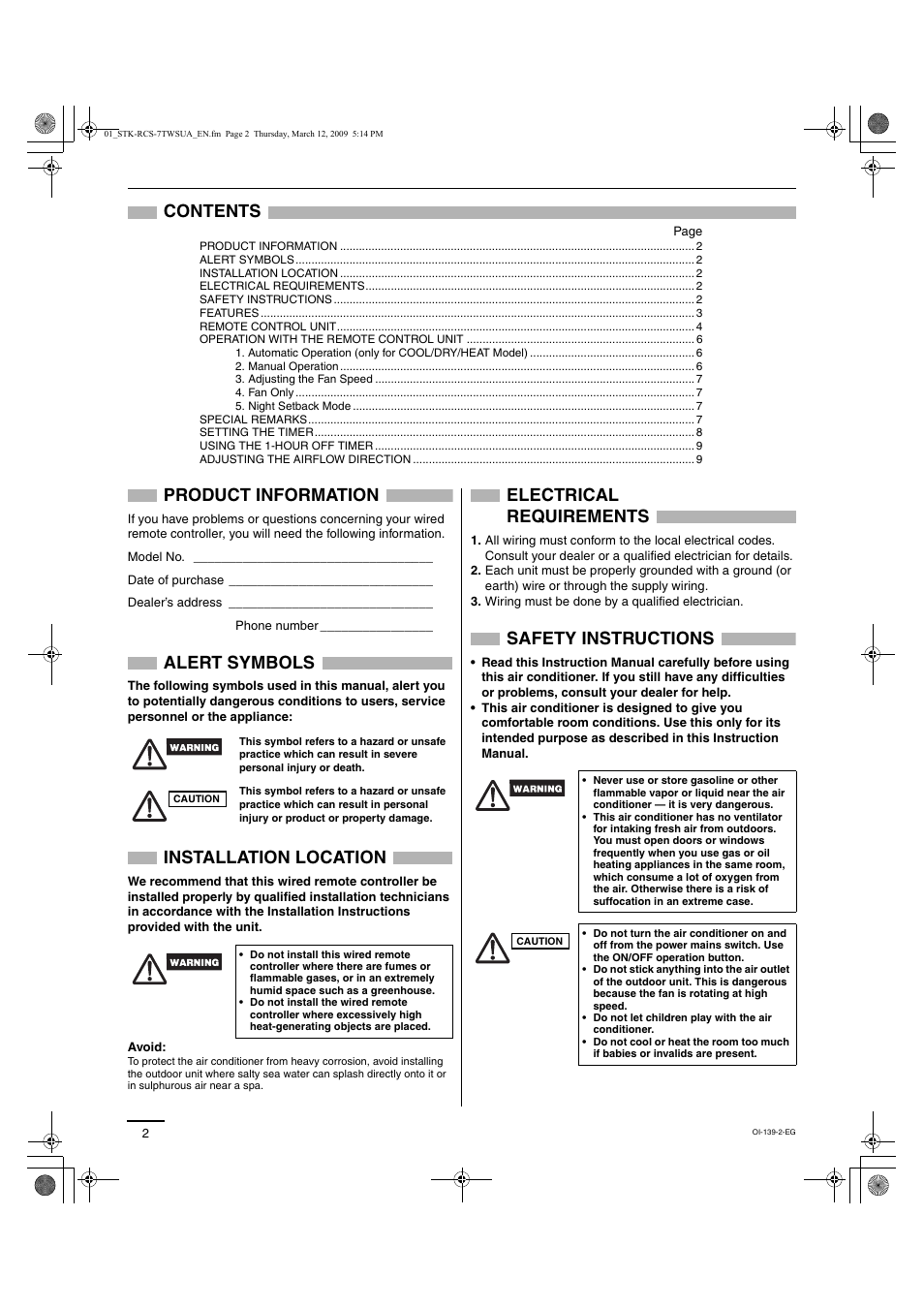 Sanyo STK-RCS-7TWSUA User Manual | Page 11 / 29
