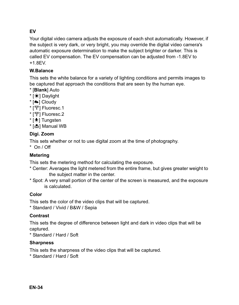 Sanyo VPC-HD100 User Manual | Page 35 / 47