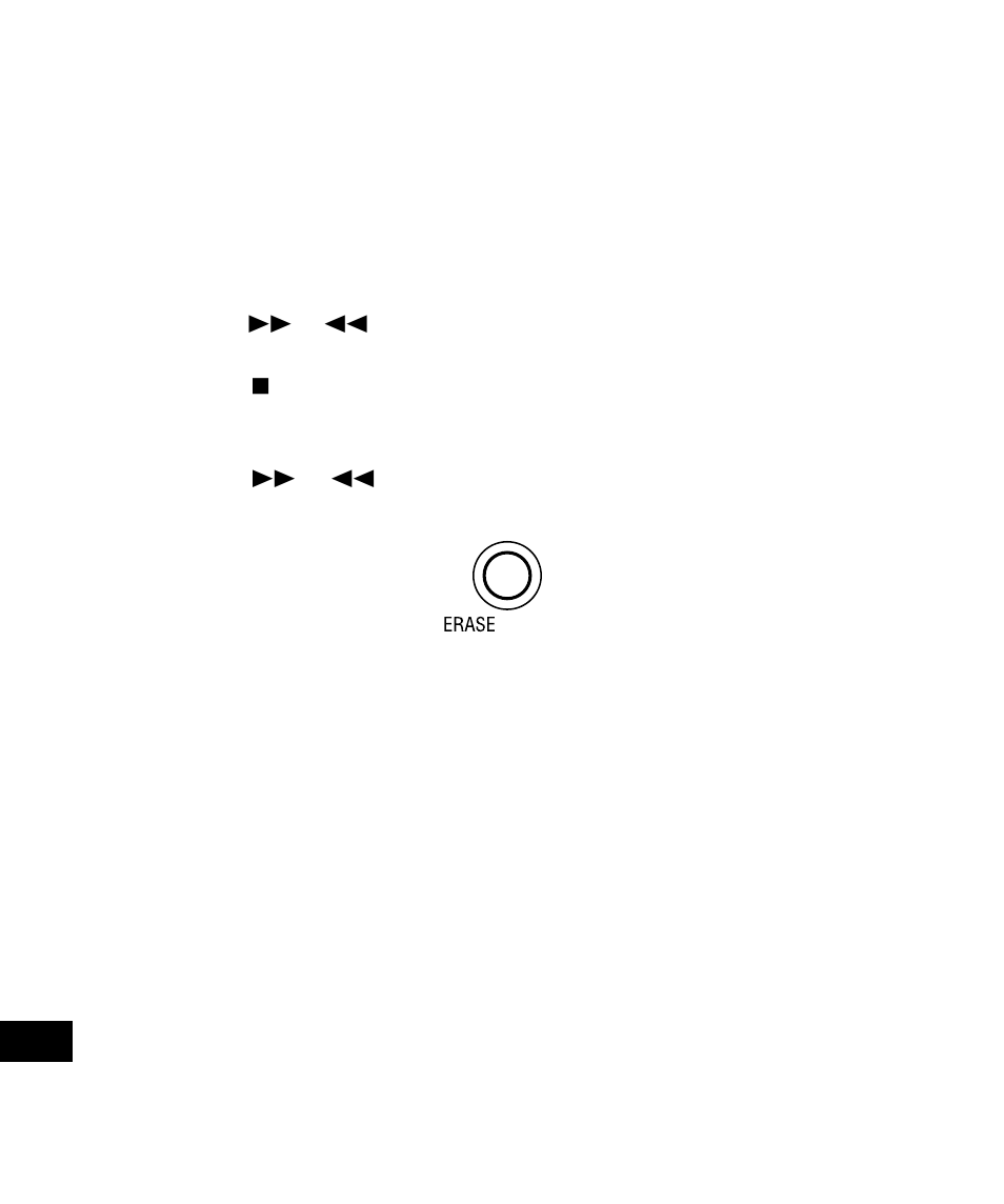 Erasing | Sanyo ICR-B50 User Manual | Page 16 / 34