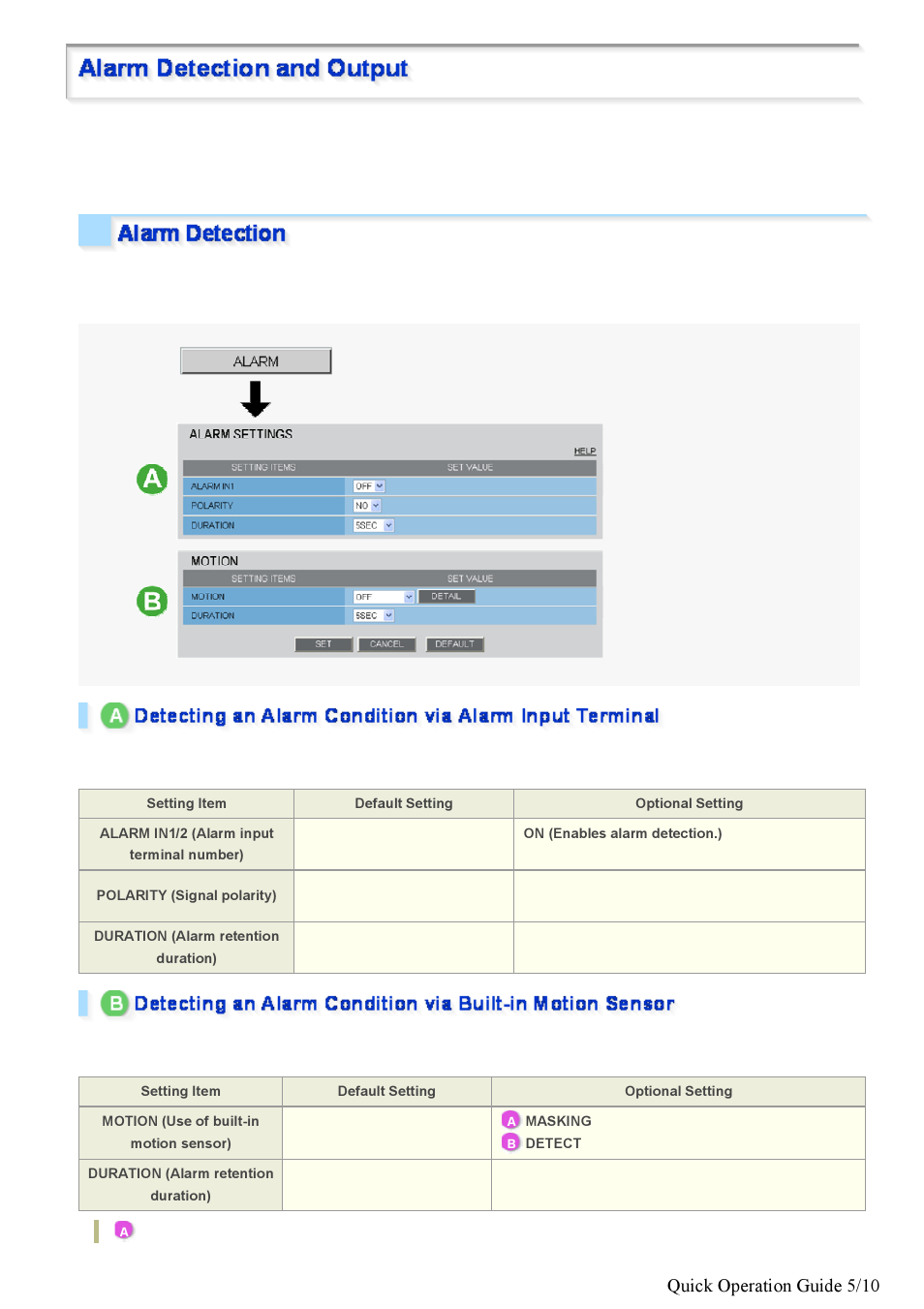 Quick operation guide 5/10 | Sanyo VDC-HD3100/HD3100P User Manual | Page 20 / 116