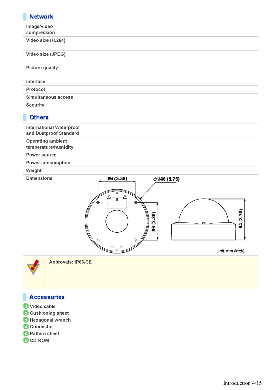 Introduction 4/15 | Sanyo VDC-HD3100/HD3100P User Manual | Page 4 / 116