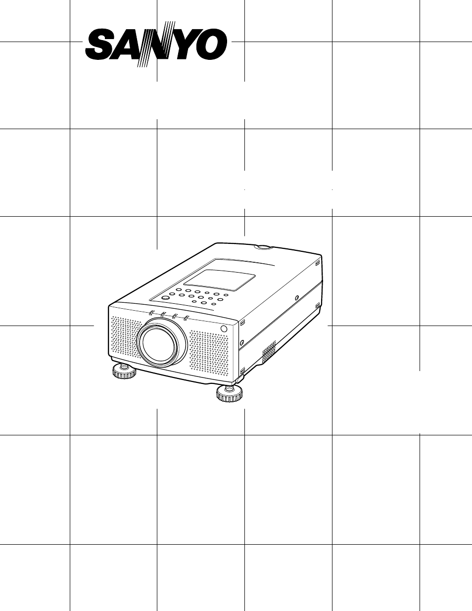 Sanyo PLC-XP21N User Manual | 54 pages