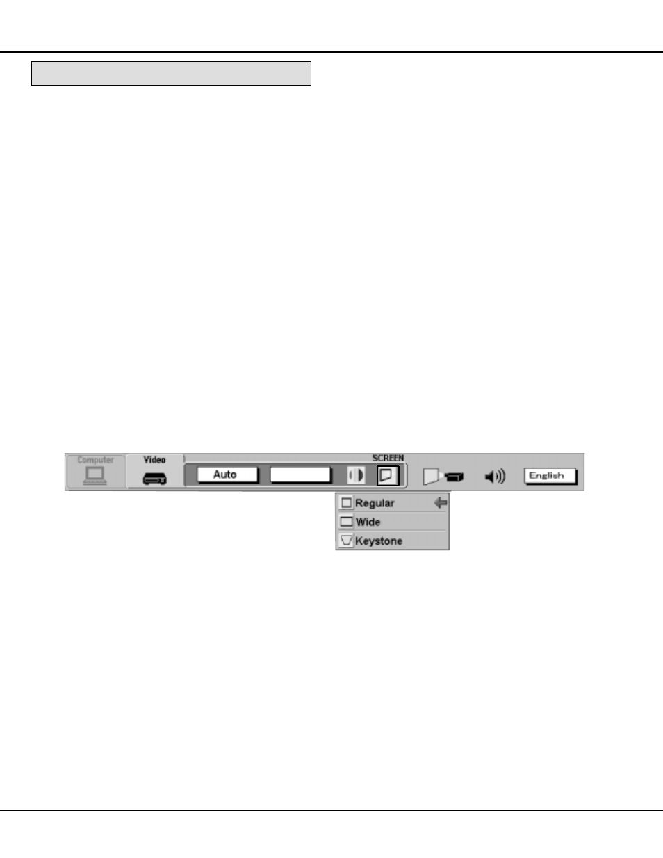 Picture screen adjustment | Sanyo PLC-XP21N User Manual | Page 35 / 54