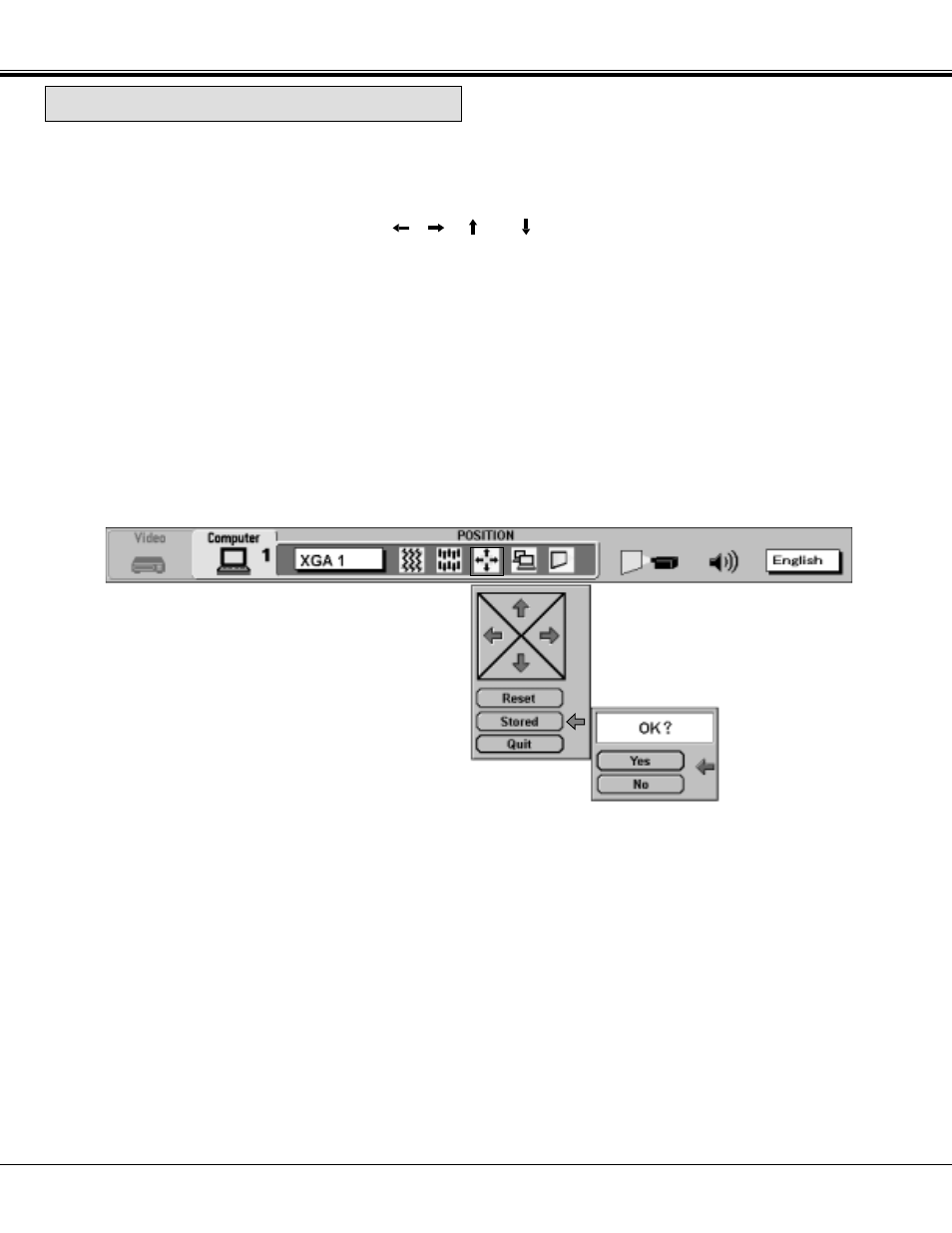 Picture position adjustment | Sanyo PLC-XP21N User Manual | Page 40 / 54