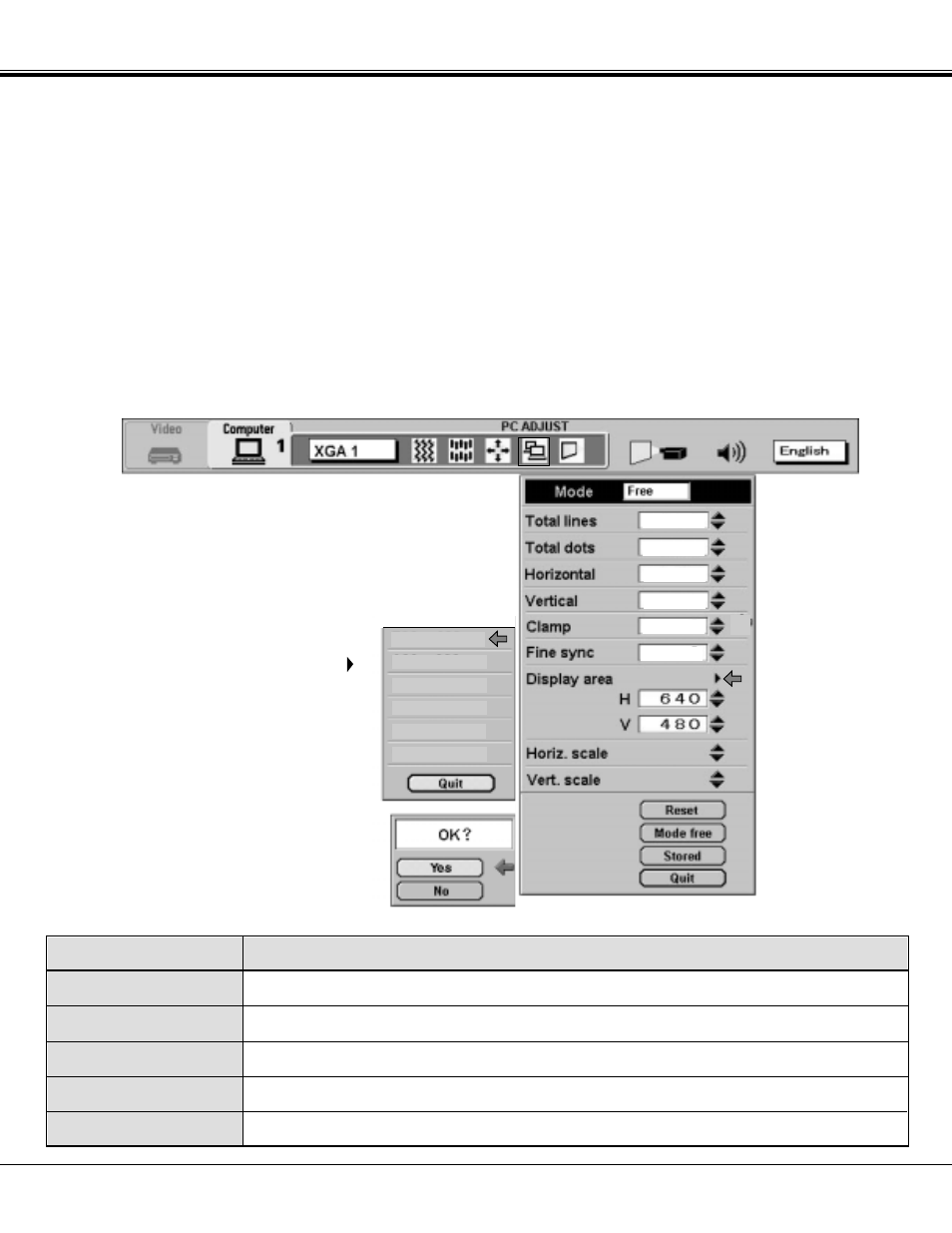 Sanyo PLC-XP21N User Manual | Page 43 / 54