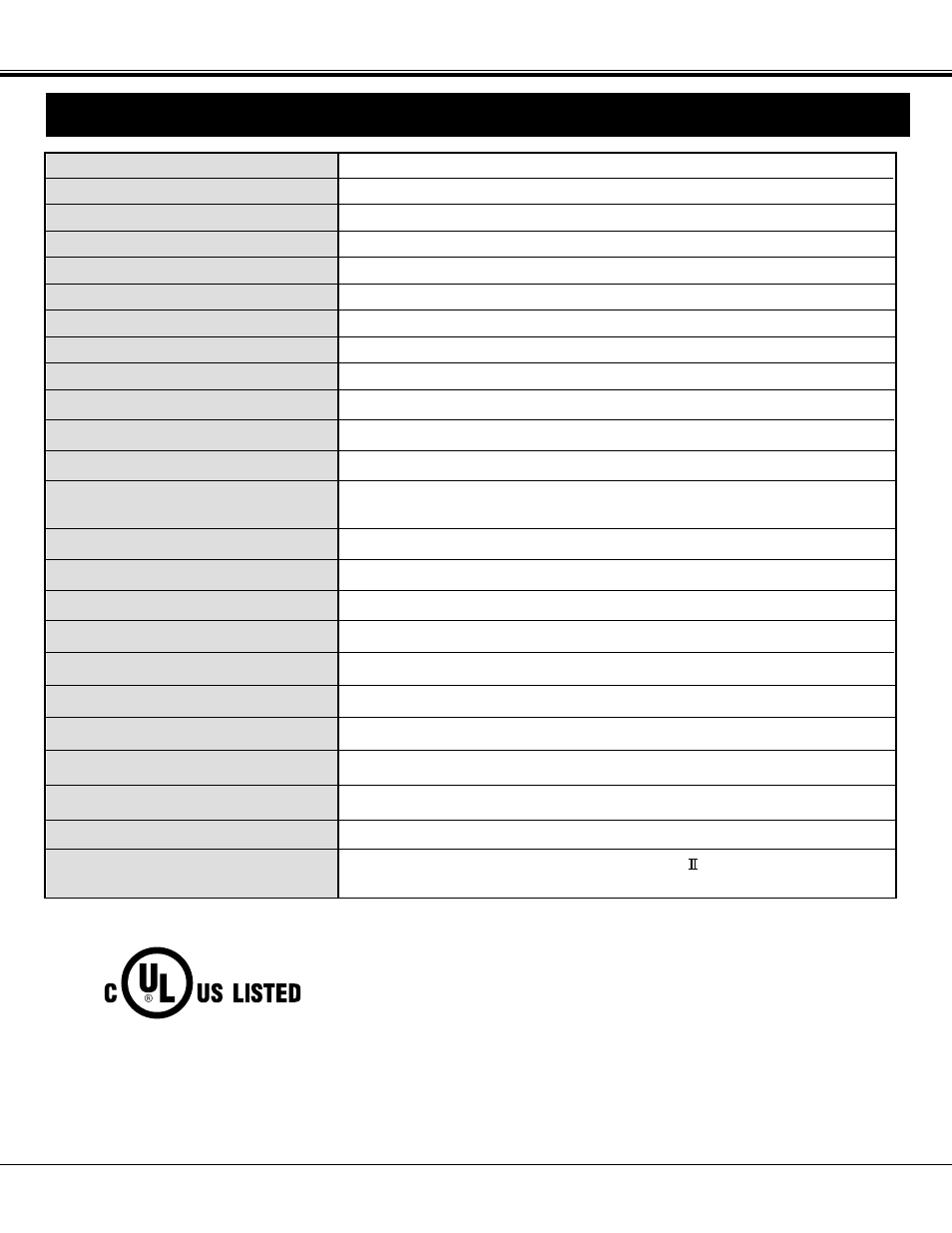 Technical specifications | Sanyo PLC-XP21N User Manual | Page 53 / 54