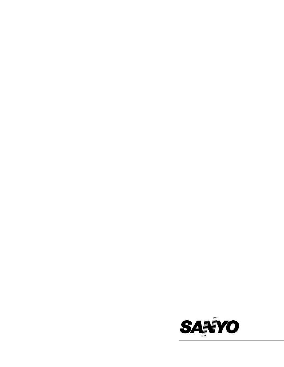 Sanyo PLC-XP21N User Manual | Page 54 / 54