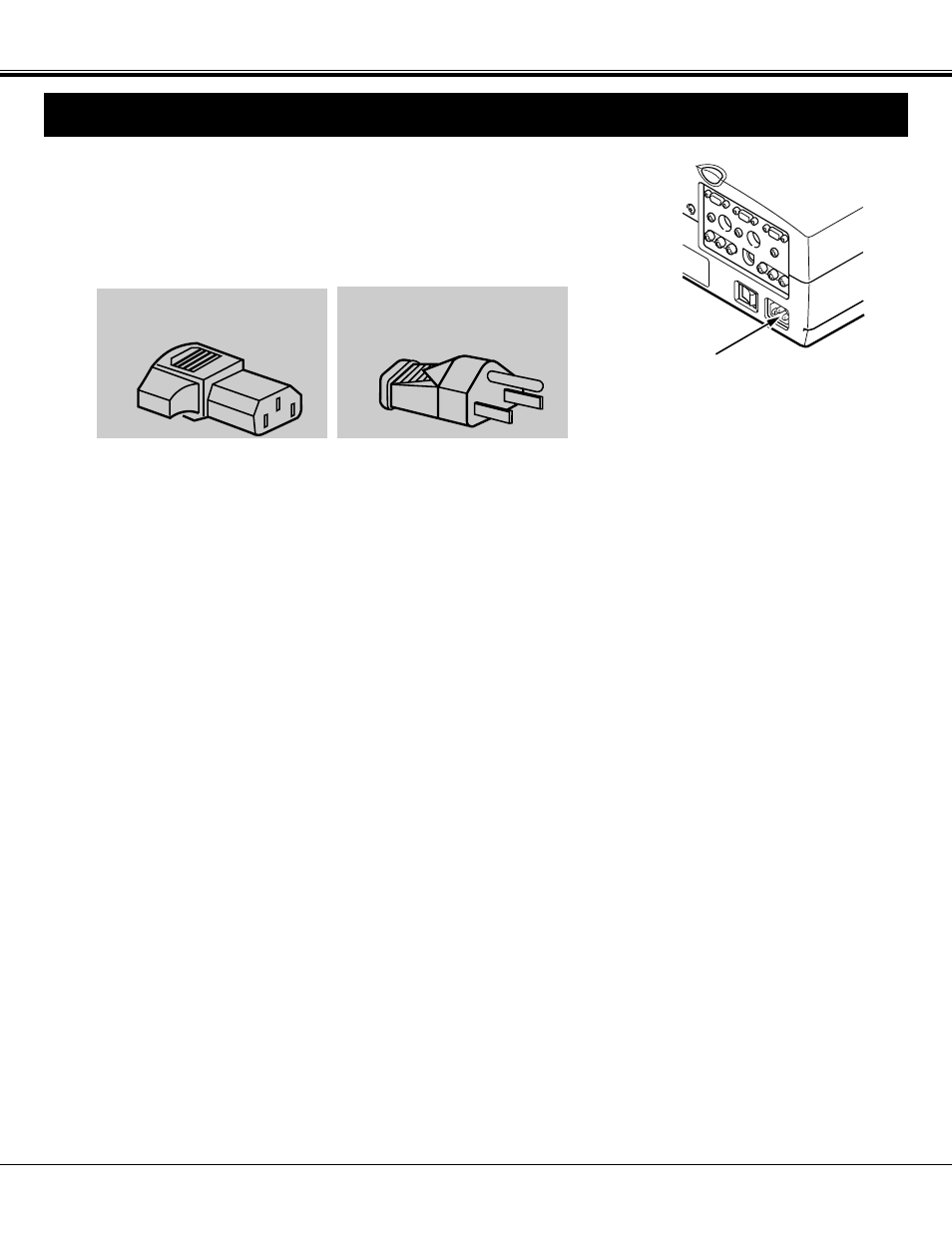 Power requirements | Sanyo PLC-XP21N User Manual | Page 9 / 54