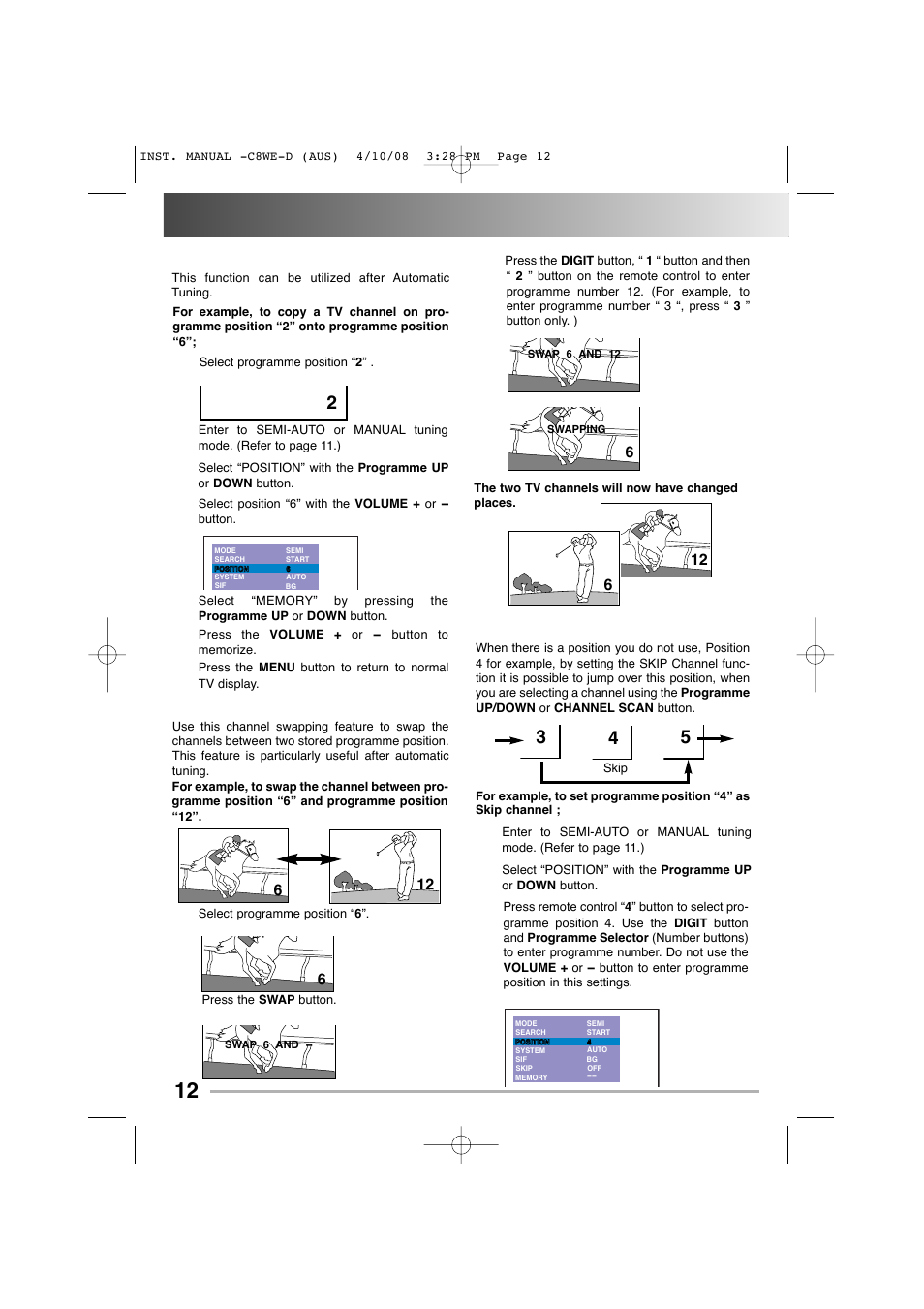 Sanyo CA14SE1(V) User Manual | Page 12 / 20