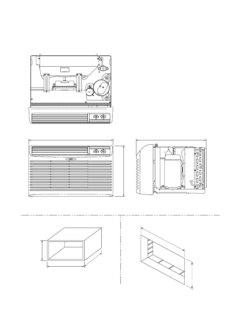 Dimensional data | Sanyo STB1220C1 User Manual | Page 11 / 52