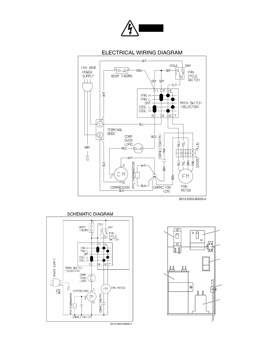 2. electrical wiring diagrams | Sanyo STB1220C1 User Manual | Page 25 / 52
