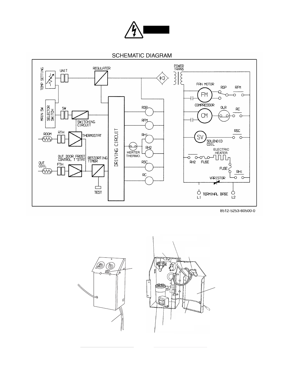 Layout for electric parts | Sanyo STB1220C1 User Manual | Page 30 / 52