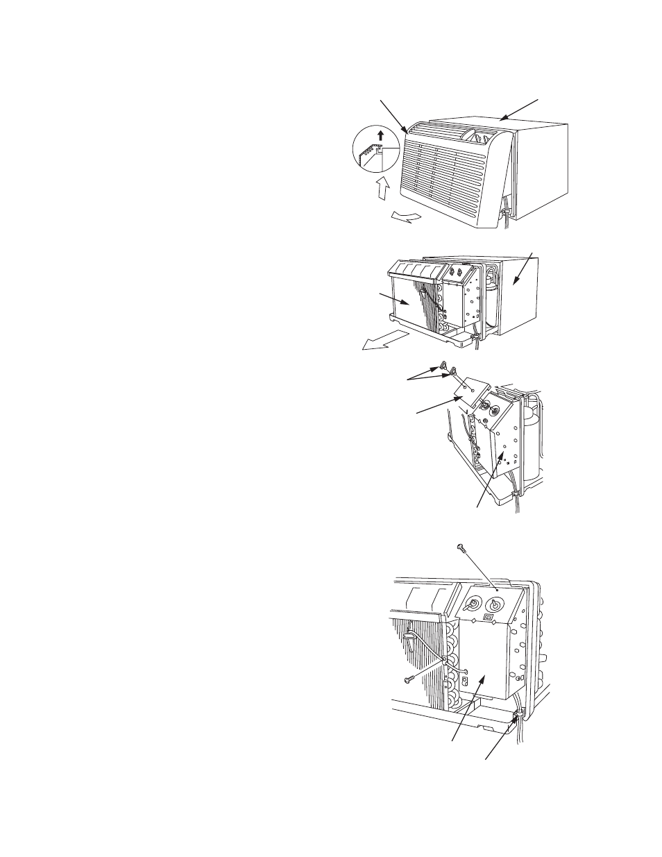 Disassembly procedure, 1. removing front grille, 2. removing wall sleeve | 3. removing electrical component box | Sanyo STB1220C1 User Manual | Page 41 / 52