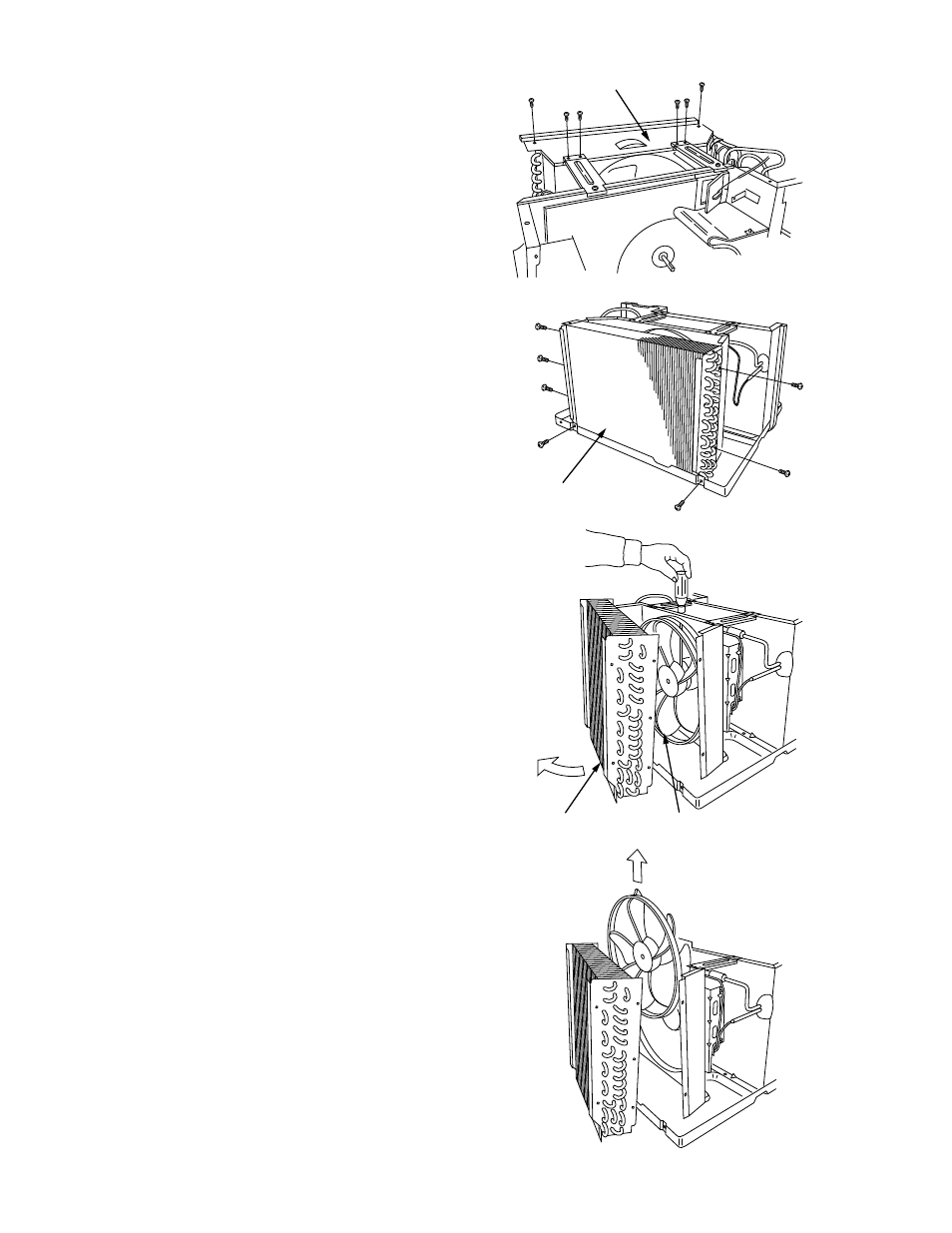 7. removing condenser, 8. removing propeller fan | Sanyo STB1220C1 User Manual | Page 44 / 52