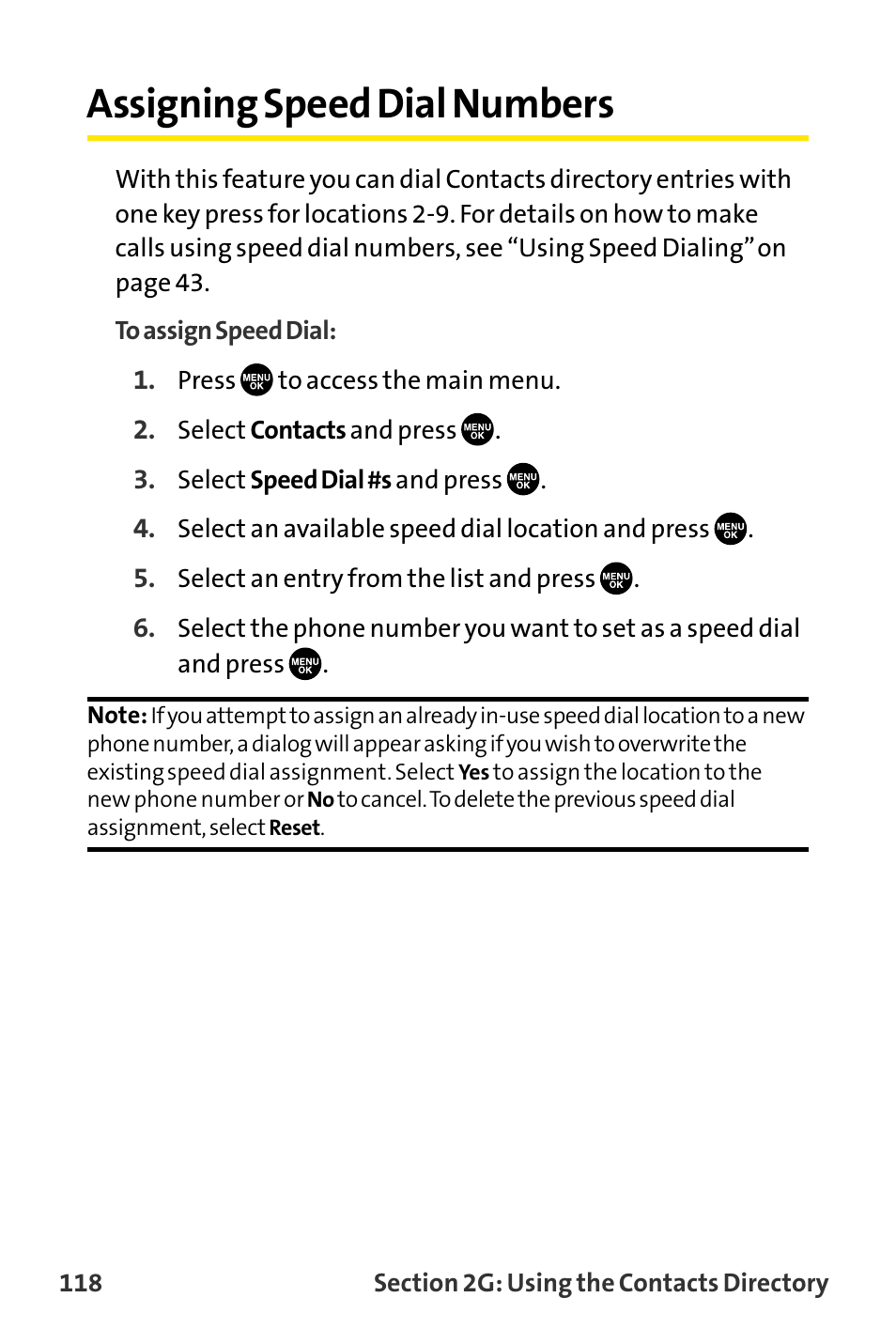 Assigning speed dial numbers | Sanyo VI-2300 User Manual | Page 130 / 286
