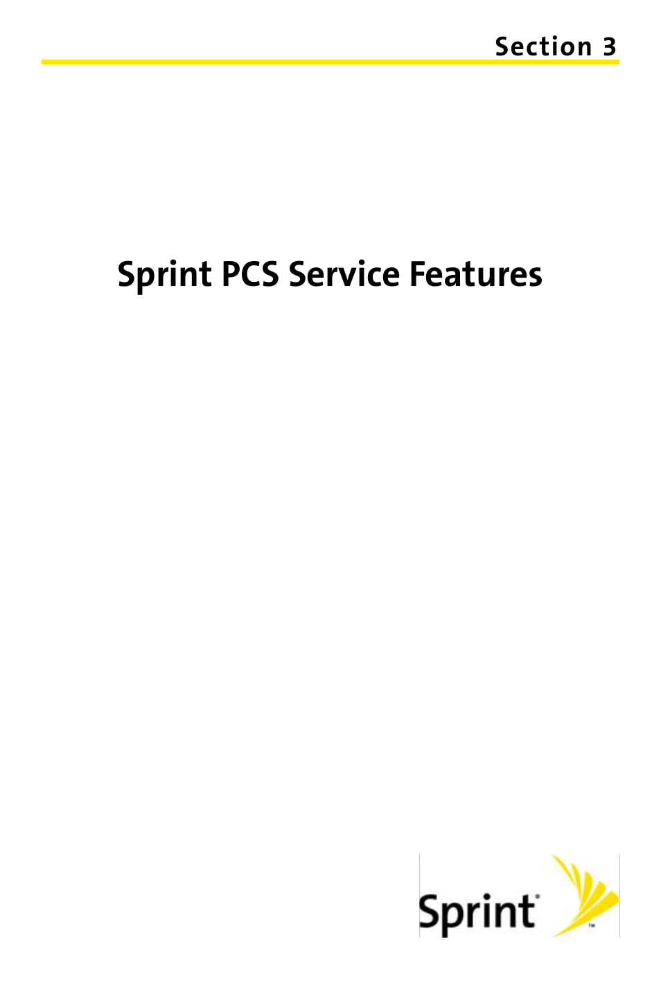 Sprint pcs service features | Sanyo VI-2300 User Manual | Page 195 / 286
