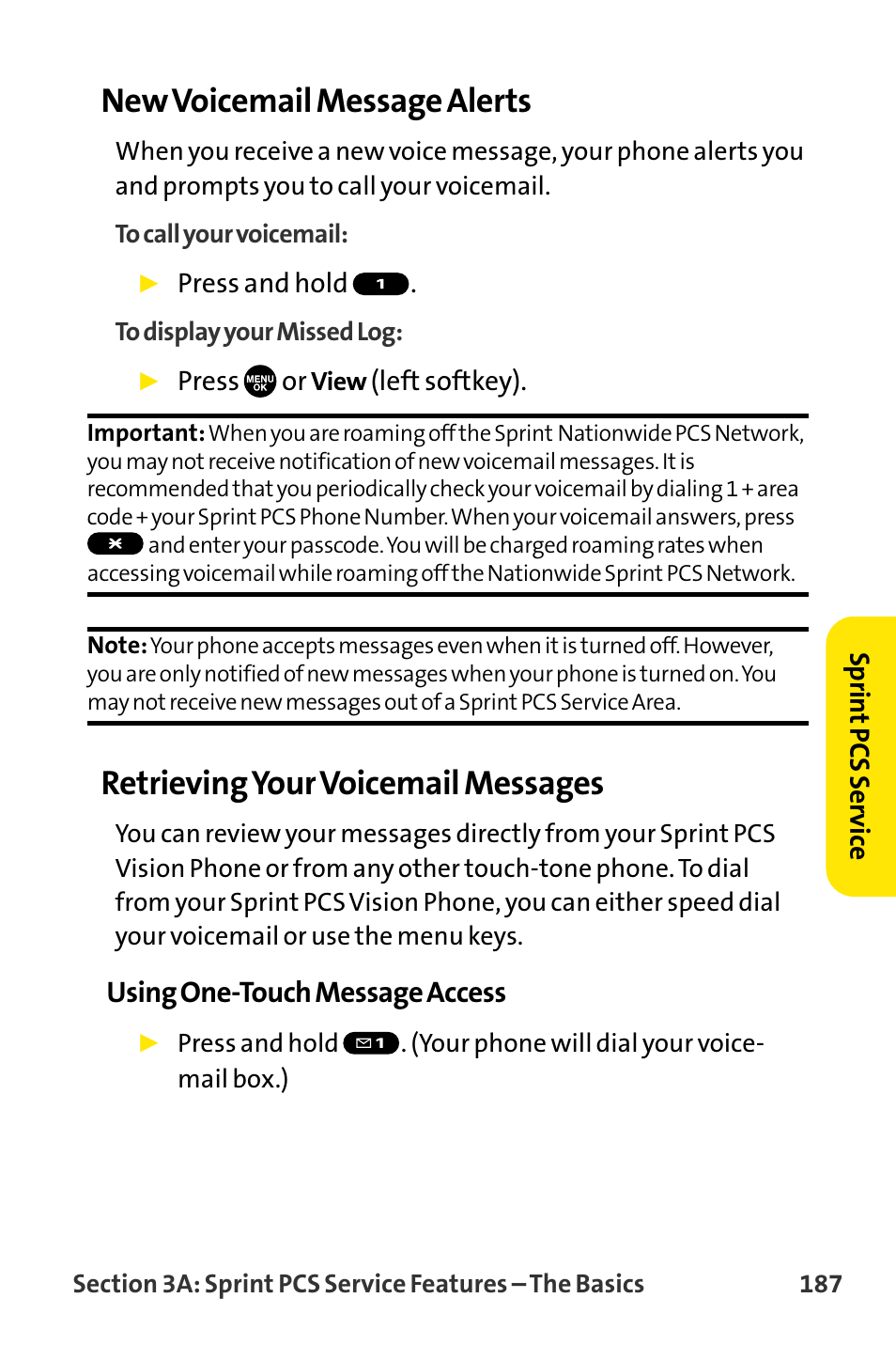 New voicemail message alerts, Retrievingyour voicemail messages | Sanyo VI-2300 User Manual | Page 199 / 286